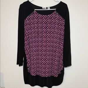 Cato‎ Women’s 3/4 Sleeve Blouse Size XL